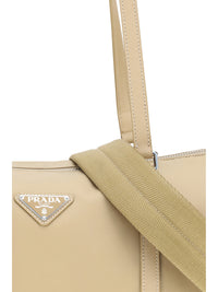 Prada Women Large Re-Nylon And Saffiano Shoulder Bag