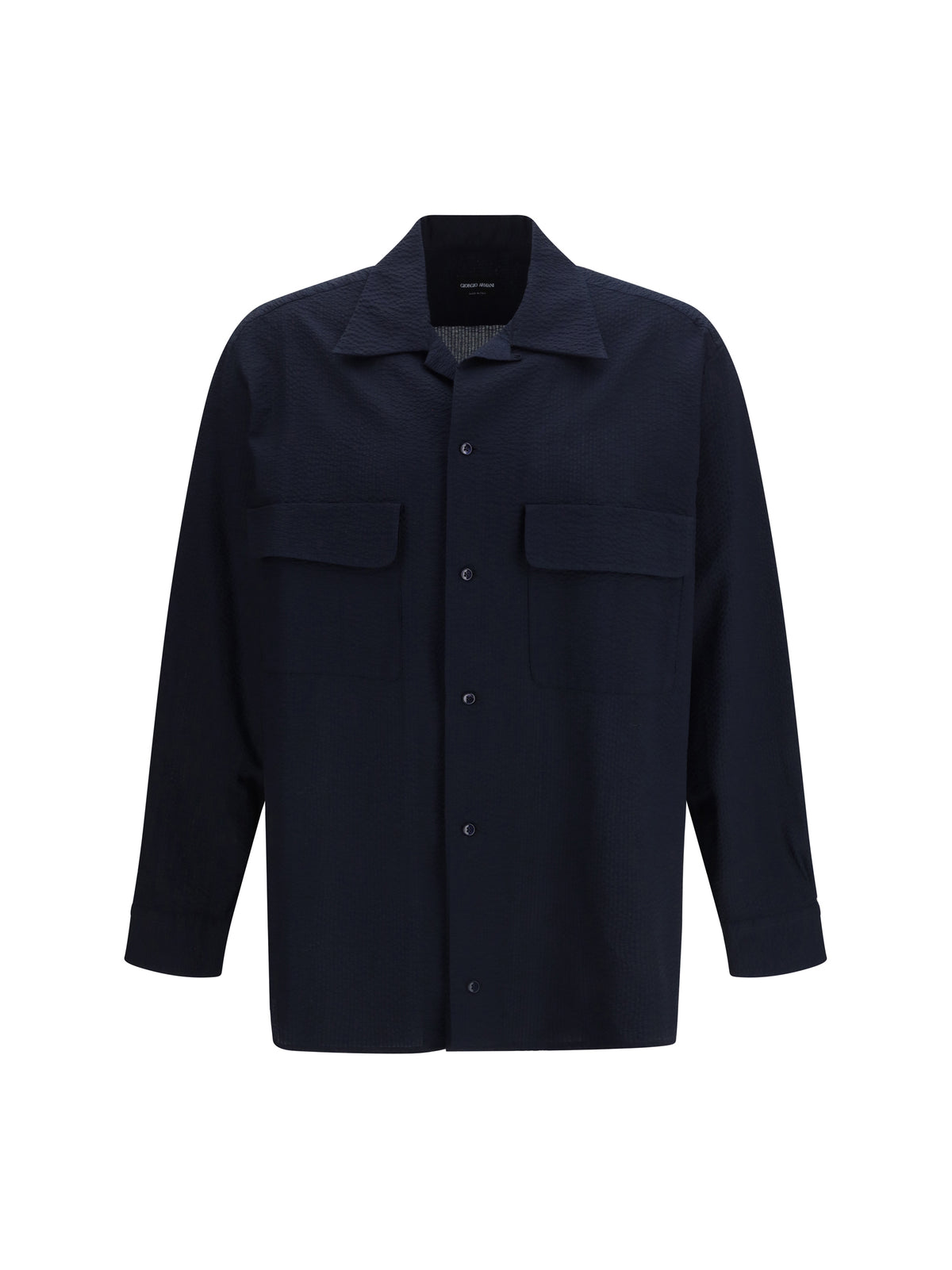 GIORGIO ARMANI Giorgio Armani Men Cotton Shirt With Classic Collar