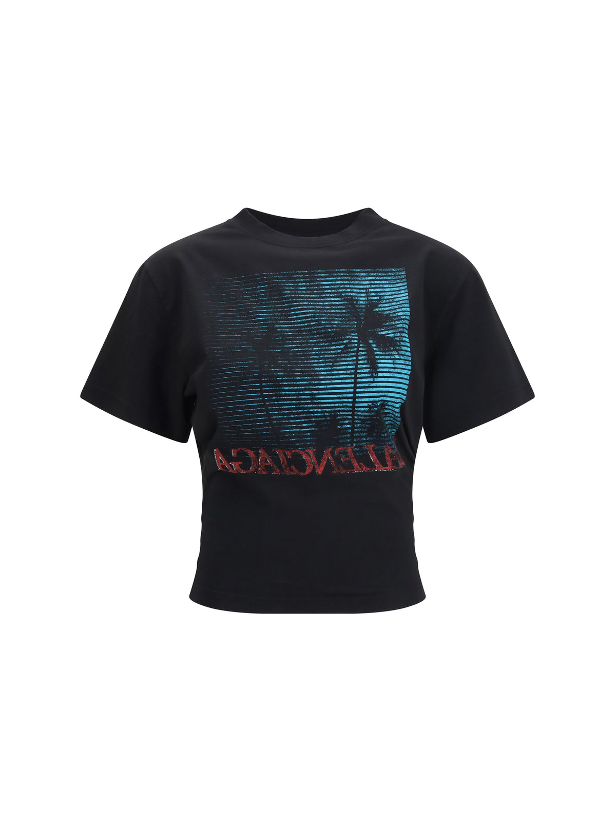 BALENCIAGA Balenciaga Women Vintage Holiday Cropped T-Shirt