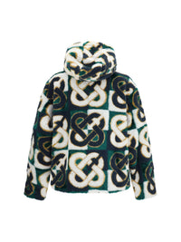 CASABLANCA Casablanca Men Monogram Fleece Hooded Jacket