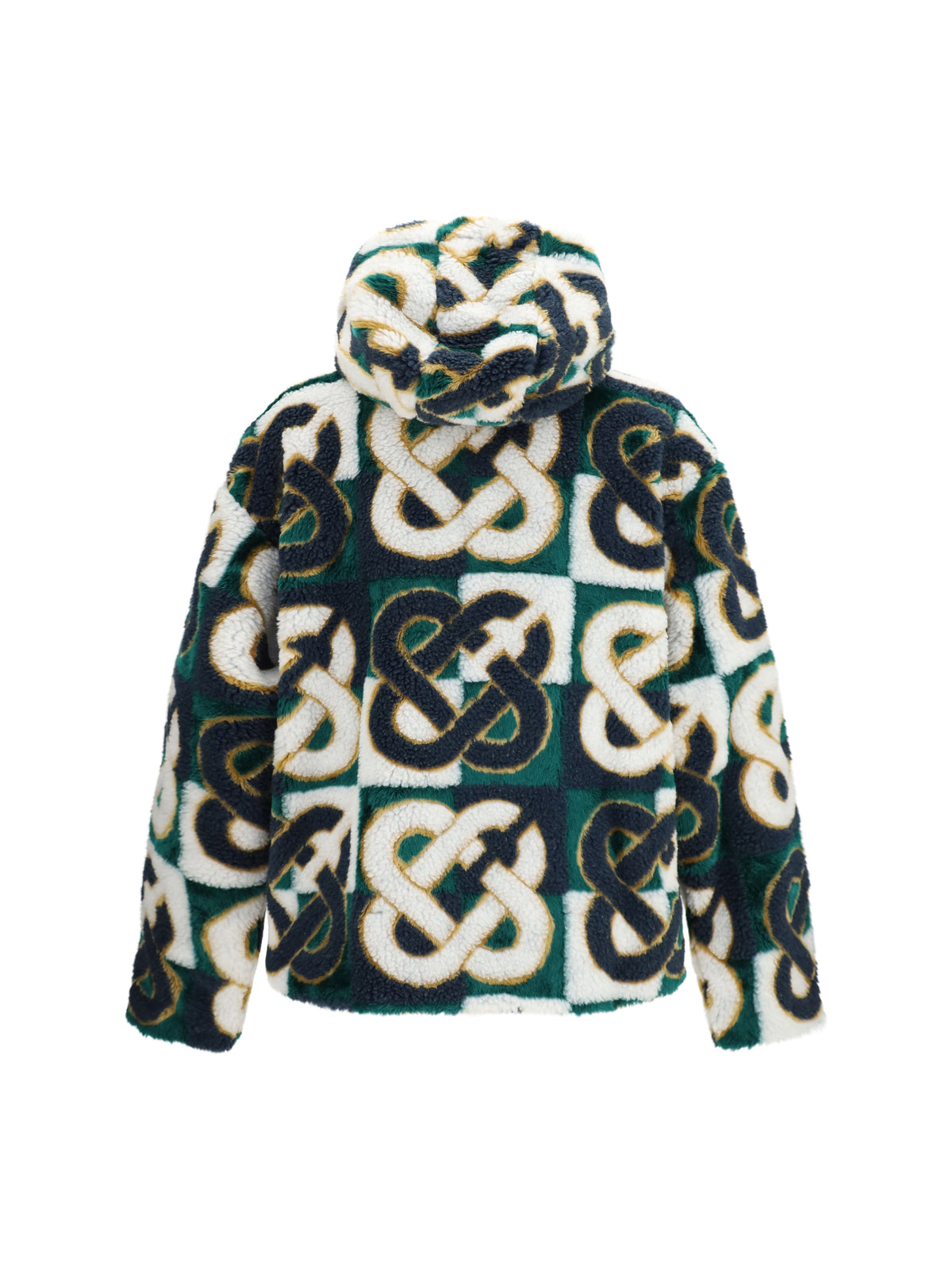 CASABLANCA Casablanca Men Monogram Fleece Hooded Jacket