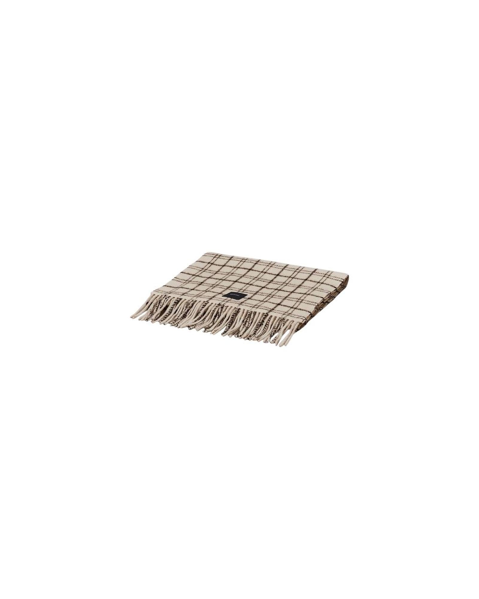 Calvin Klein Luxurious Wool Scarf Men Beige Scarves & Shawls