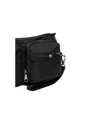 Calvin Klein Jeans Recycled Polyester Packable Messenger Sling Bag Men Black