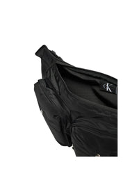 Calvin Klein Jeans Recycled Polyester Packable Messenger Sling Bag Men Black