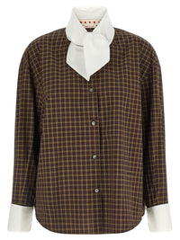 Marni Women Scarf Collar Shirt