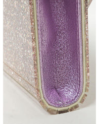 Jimmy Choo Candy Glitter Clutch Women Pink Clutches