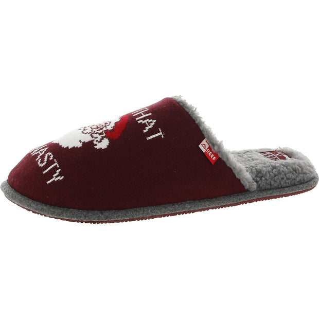 You Nasty Mens Slip On Sweater Loafer Slippers