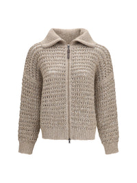 Brunello Cucinelli Women Cashmere Cardigan With Central Pocket