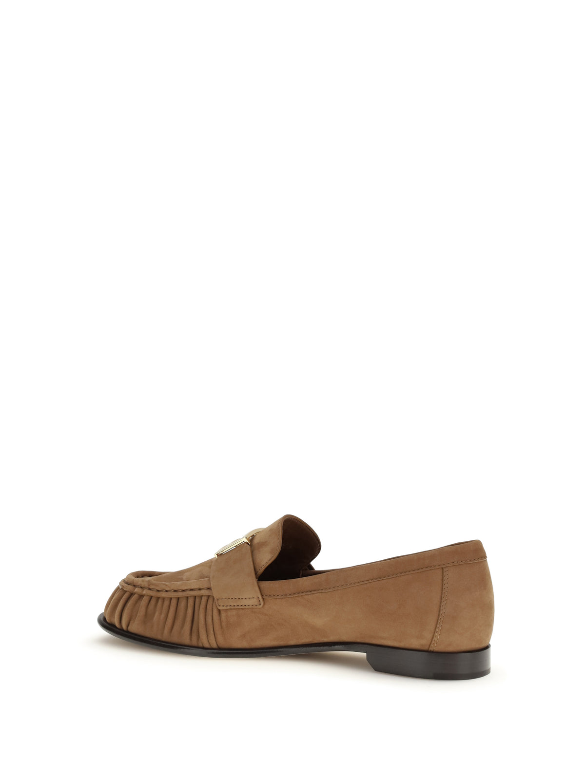Fendi Women Suede Loafers