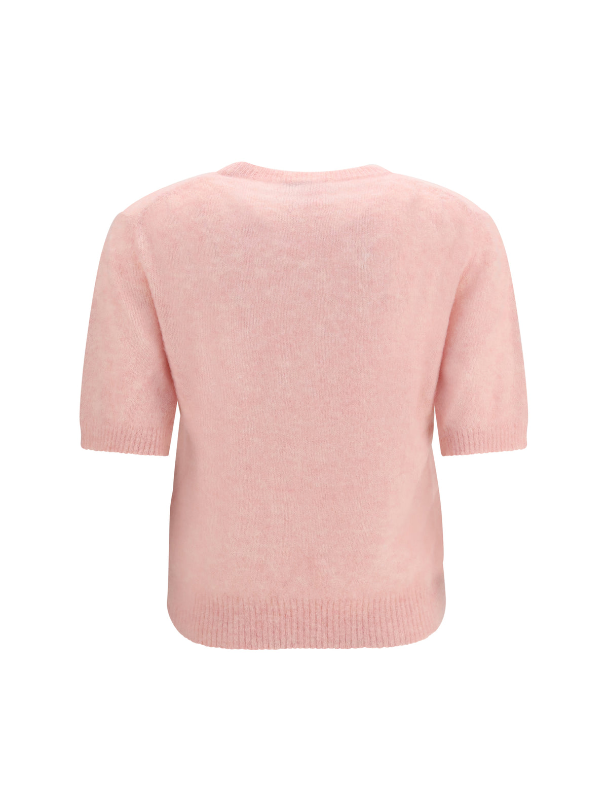 GANNI Ganni Women Alpaca Graphic Knit T-Shirt