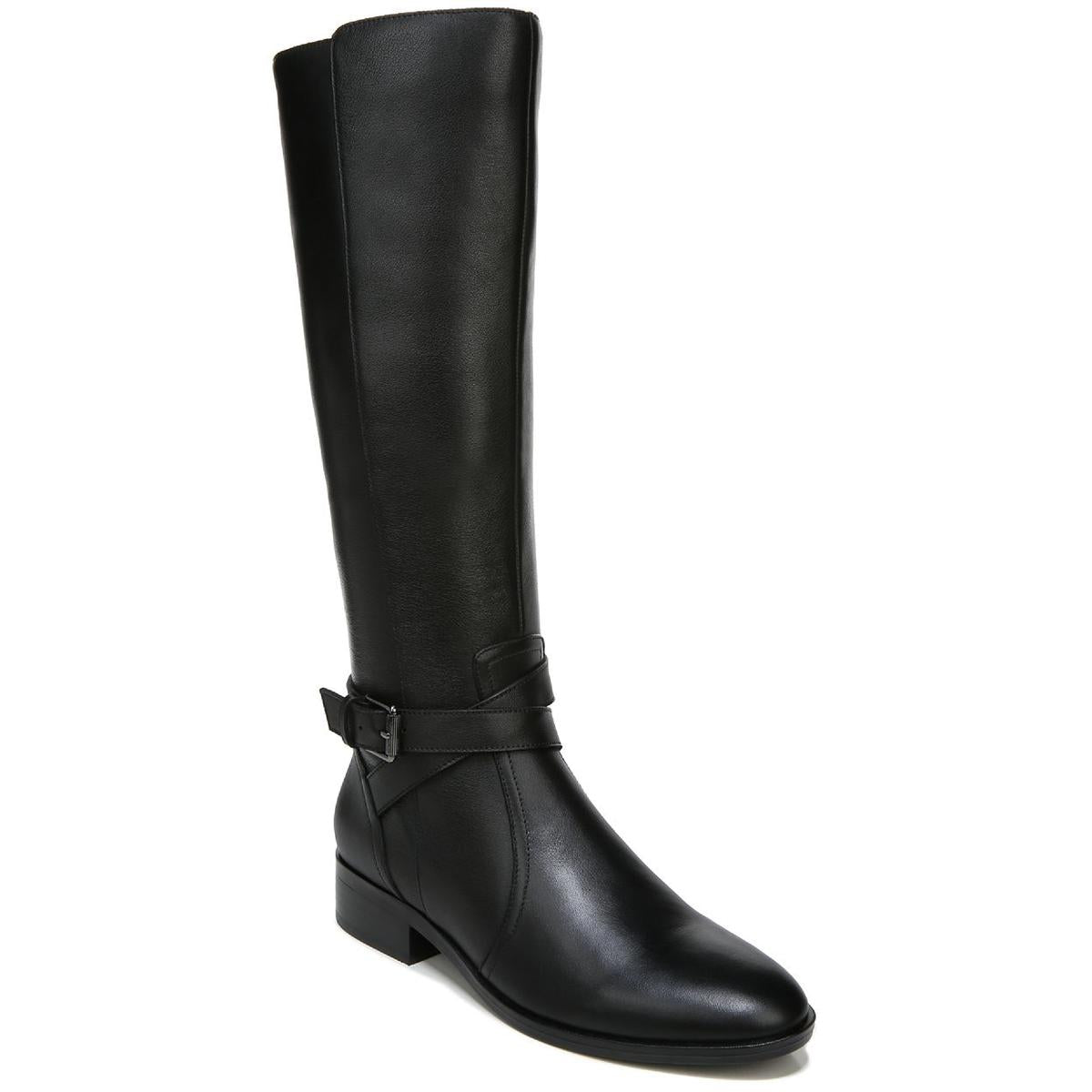 Rena Womens Zipper Narrow Calf Knee-High Boots