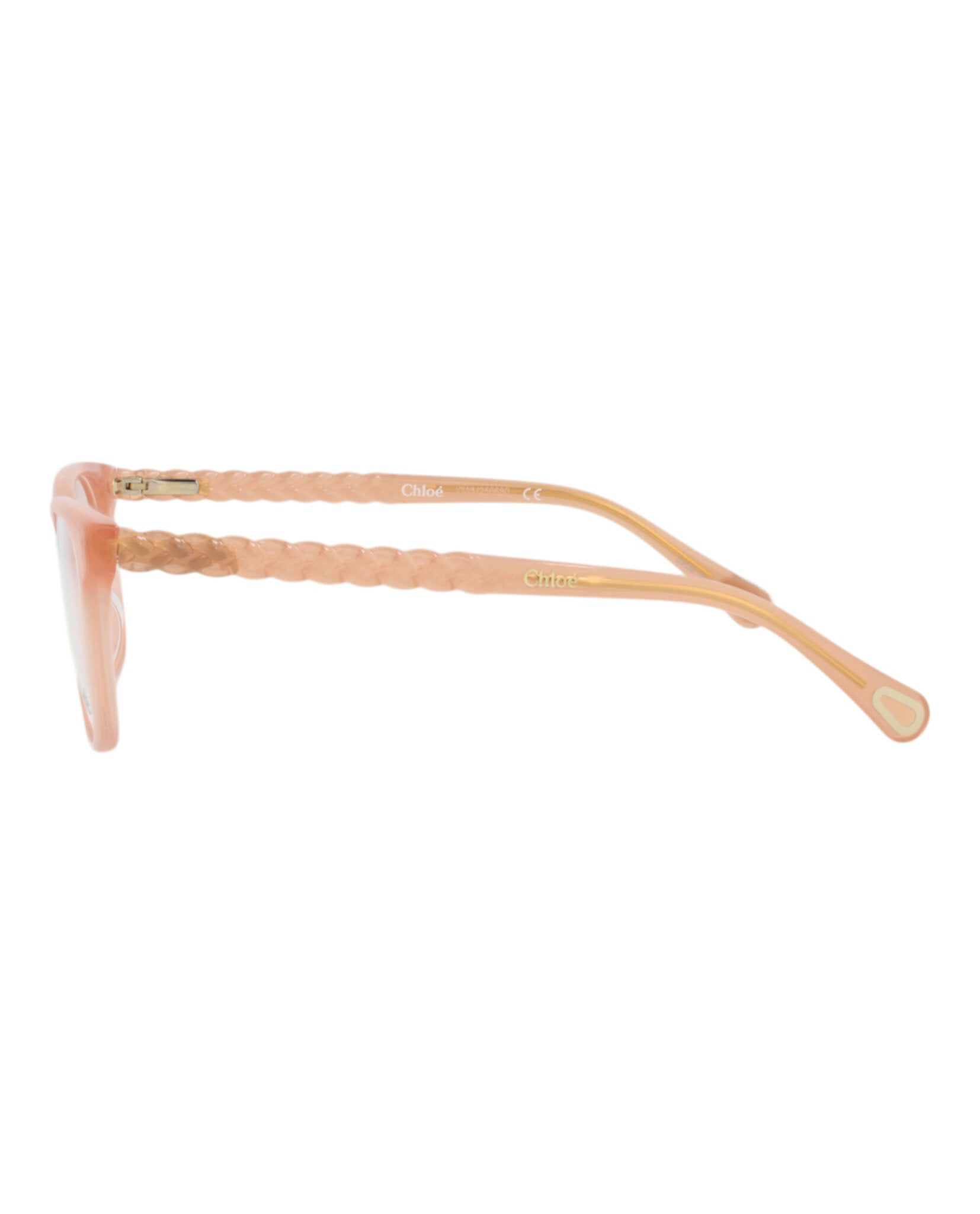 Chloé Chloé Kids Unisex Cat Eye Nude Nude Transparent Fashion Designer Eyewear