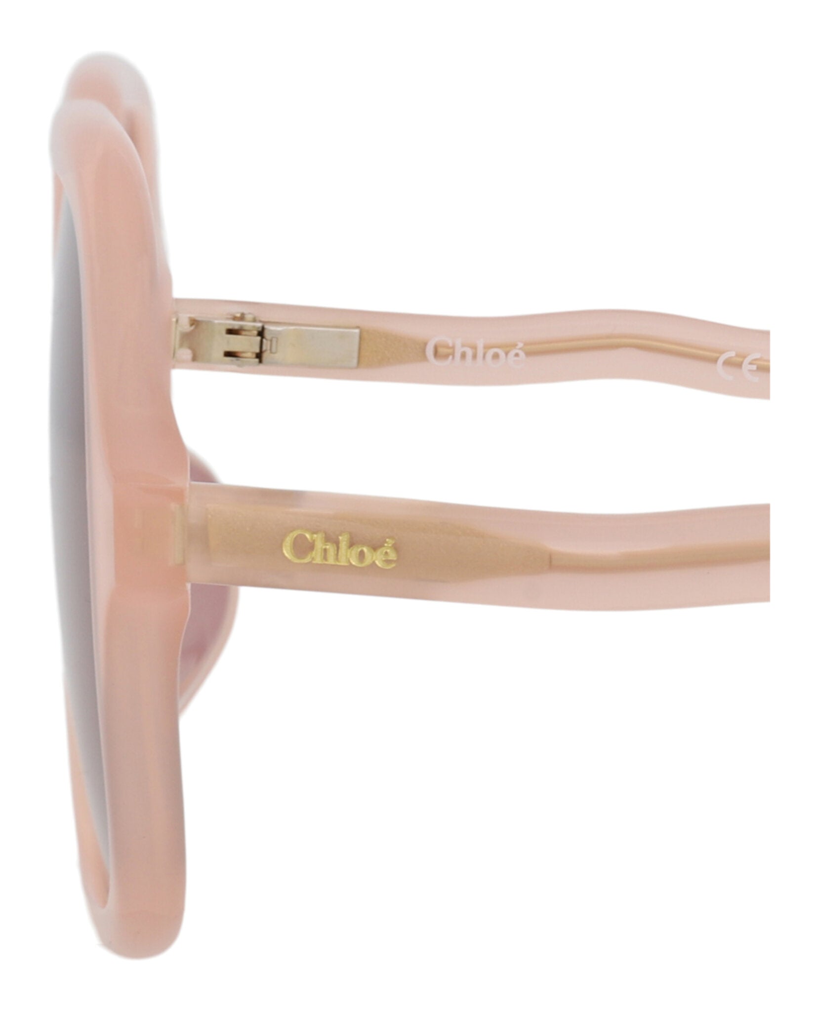 Chloé Chloé Kids Unisex Square/Rectangle Pink Pink Brown Fashion Designer Eyewear