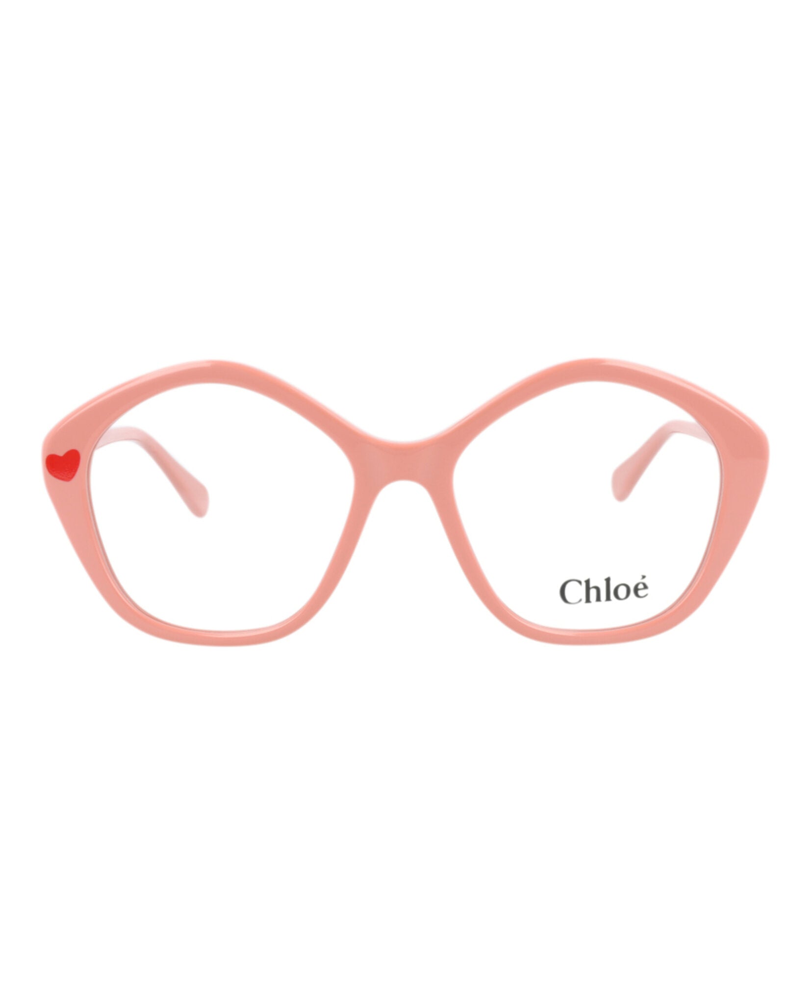 Chloé Chloé Womens Square/Rectangle Pink Pink Transparent Fashion Designer Eyewear