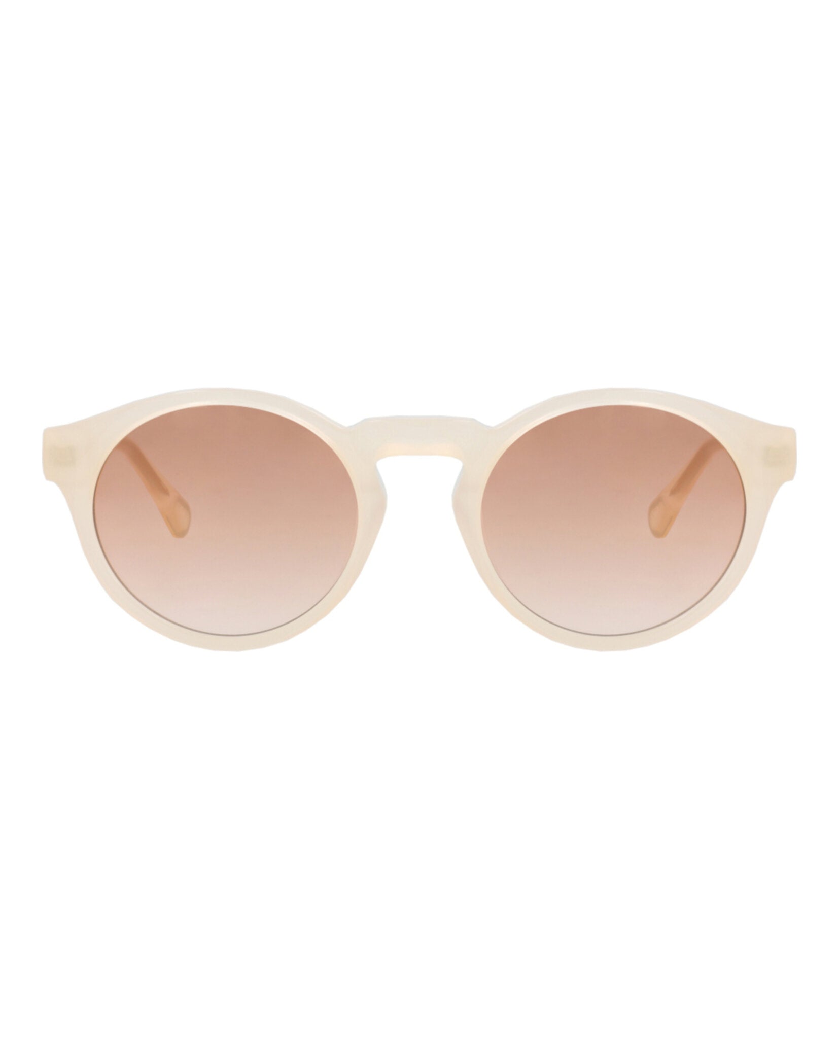 Chloé Chloé Kids Unisex Round/Oval White White Orange Fashion Designer Eyewear