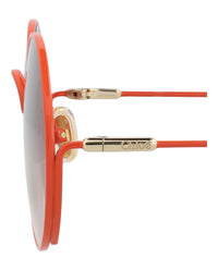 Chloé Kids Unisex Round/Oval Orange Orange Brown Fashion Designer Eyewear