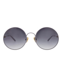 Chloé Kids Unisex Round/Oval Violet Violet Grey Fashion Designer Eyewear