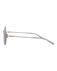 Chloé Kids Unisex Round/Oval Violet Violet Grey Fashion Designer Eyewear