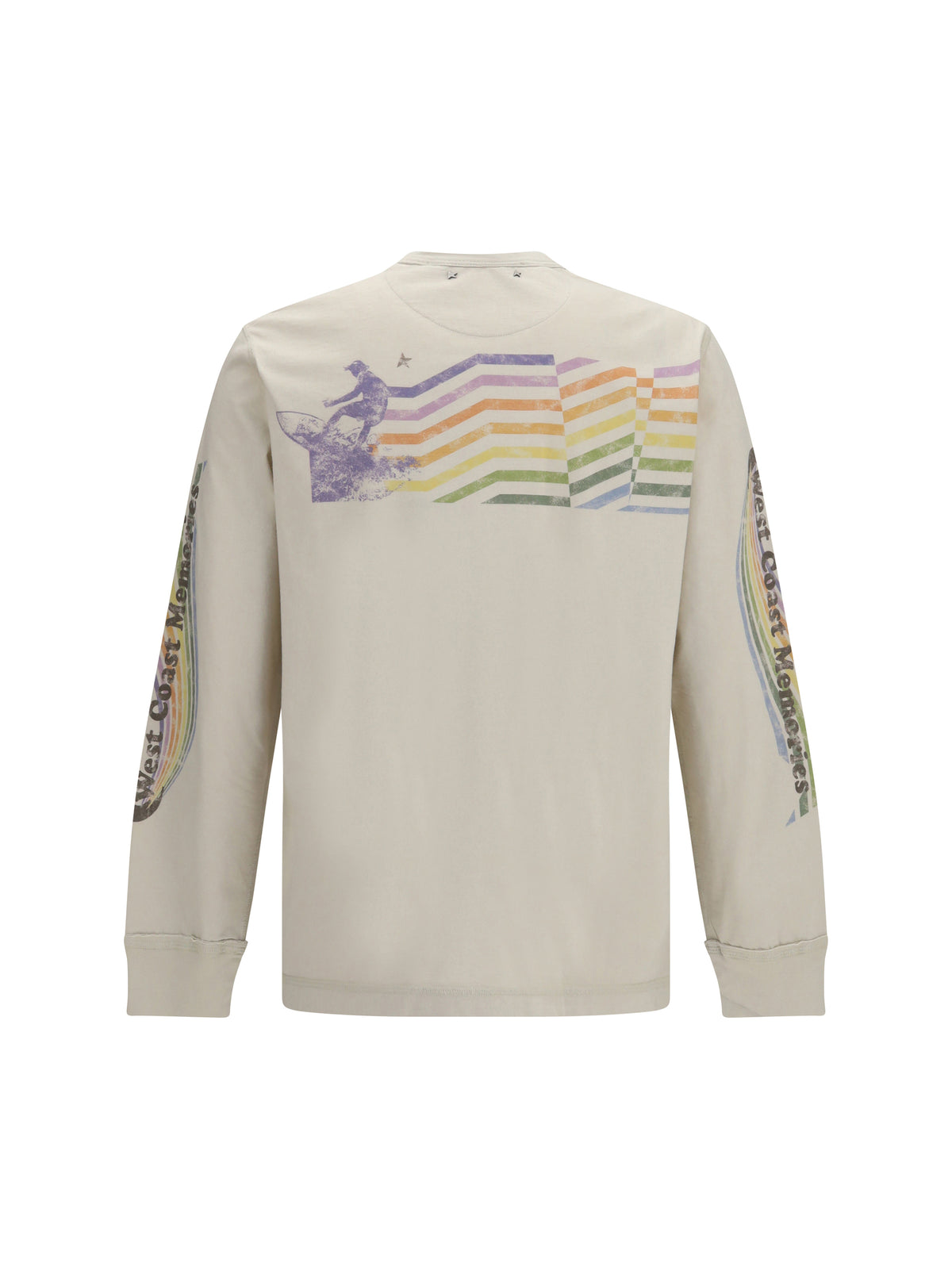 GOLDEN GOOSE Golden Goose Men Asymmetric Print Sweatshirt
