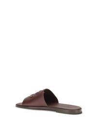 Dolce & Gabbana Men Grained Leather Sandals