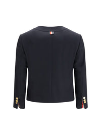 Thom Browne Women Hopsack Cardigan Jacket