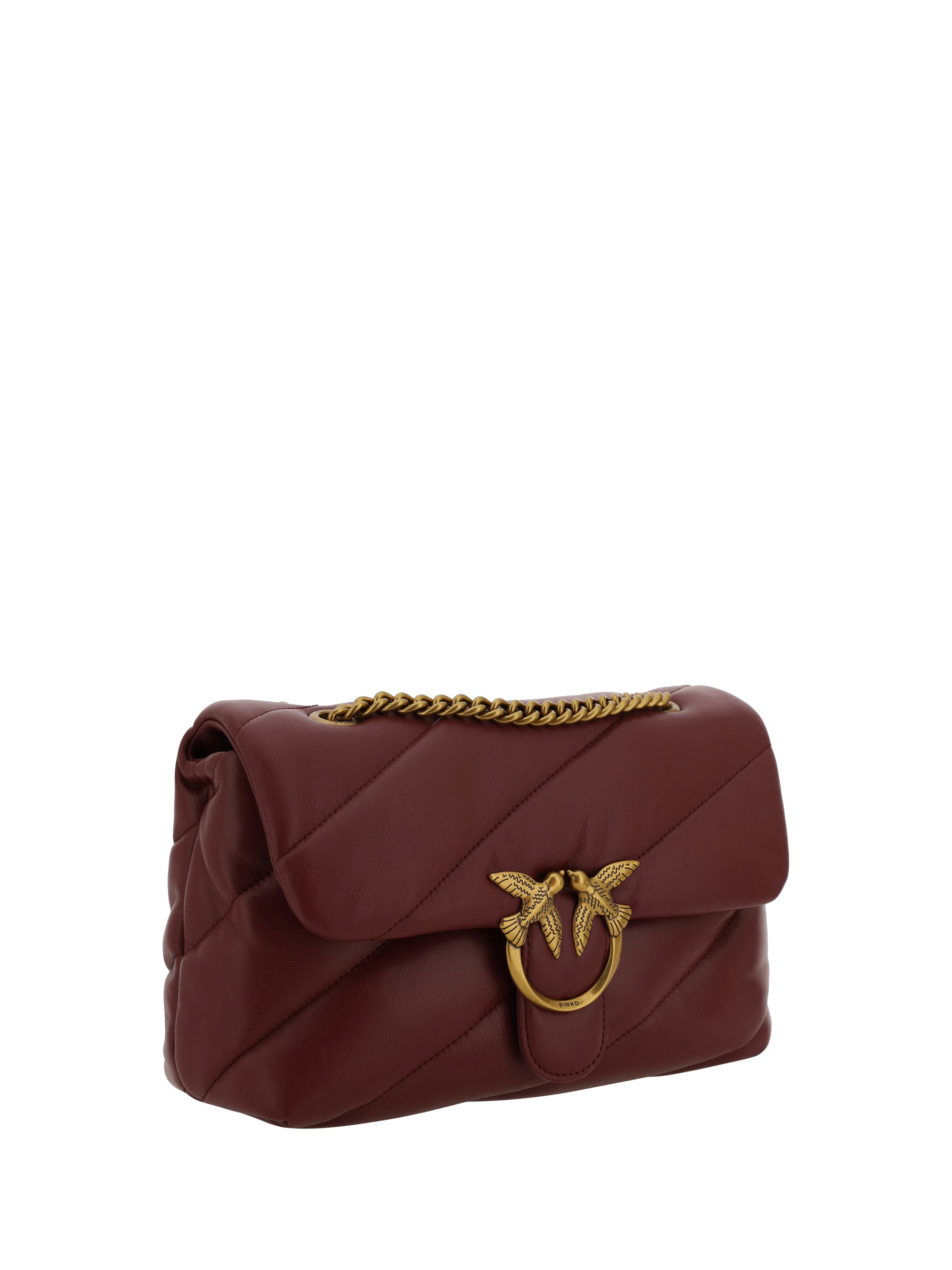 PINKO Pinko Women Love Classic Leather Shoulder Bag