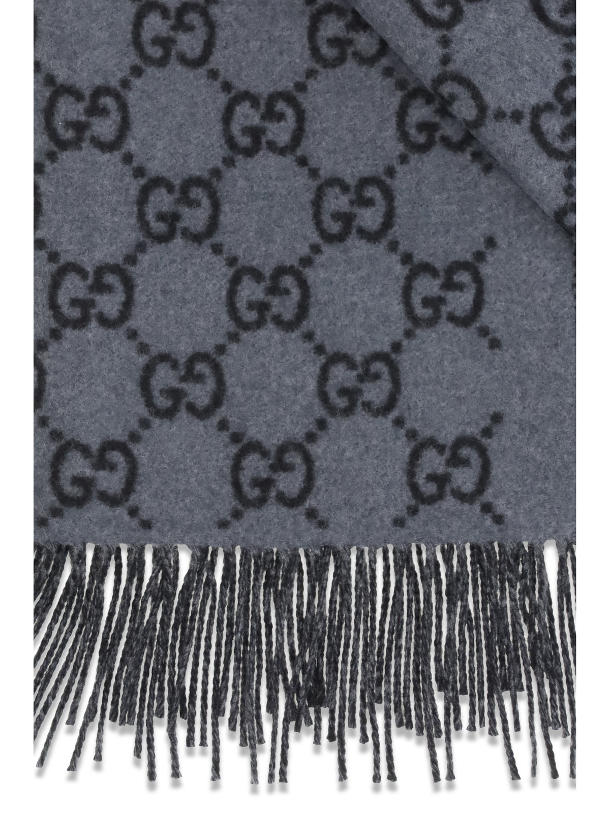 GUCCI Gucci Men Gg Cashmere Scarf