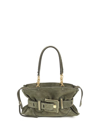 BALMAIN Balmain Women Anthem Bag In Suede Leather