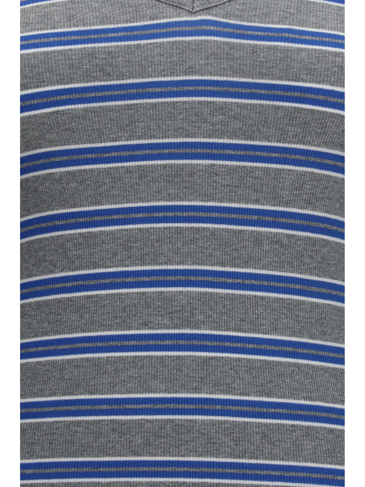 Ganni Women Ribbed V-Neck Long-Sleeve T-Shirt