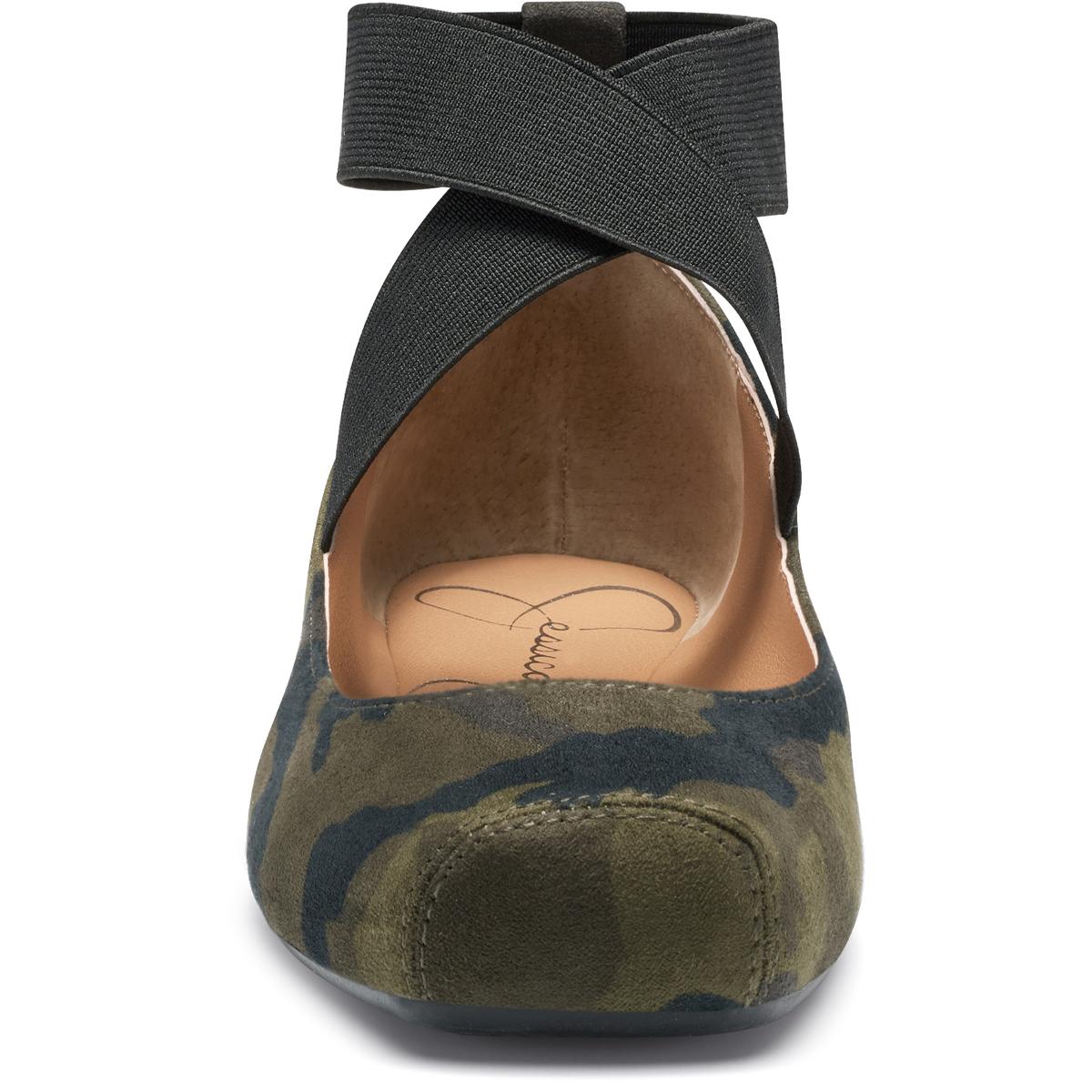 Jessica Simpson Womens Mandalaye Snake Print Ballet Flats