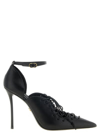 DOLCE&GABBANA Dolce&Gabbana Women Leather Pumps With Lace-Up