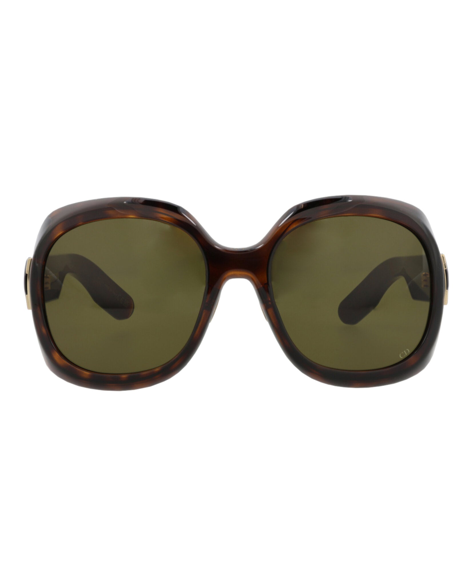 Dior Womens Round/Oval Havana Havana Green Fashion Designer Eyewear
