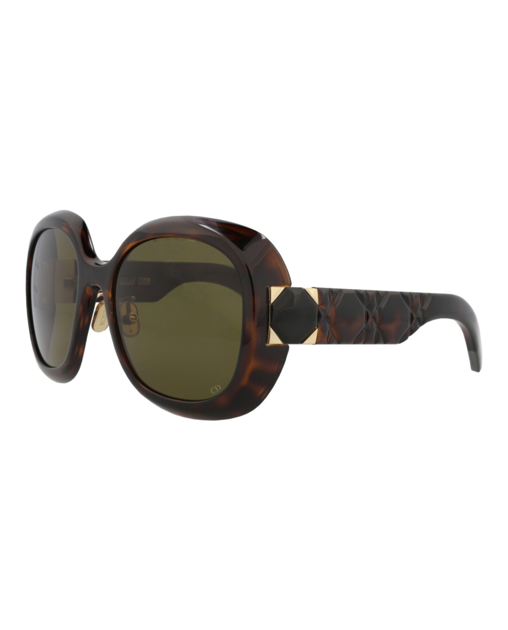 Dior Womens Round/Oval Havana Havana Green Fashion Designer Eyewear