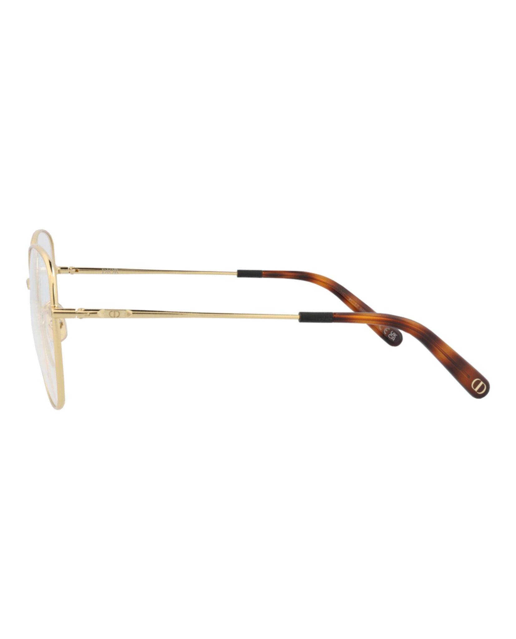 Dior Womens Cat Eye Gold Gold Transparent Fashion Designer Eyewear