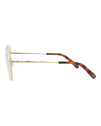 Dior Womens Cat Eye Gold Gold Transparent Fashion Designer Eyewear