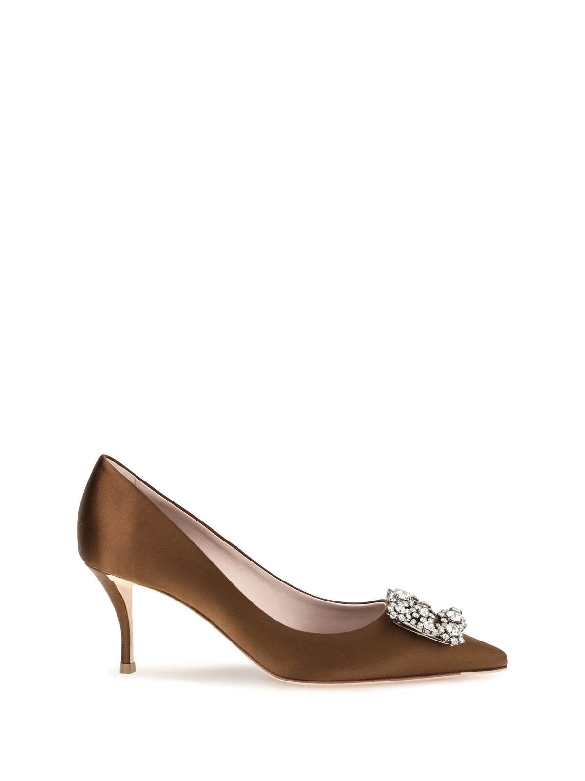 Roger Vivier Women Efflorescence Satin Pumps