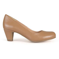 Luu Womens Cushioned Footbed Closed Toe Dress Heels