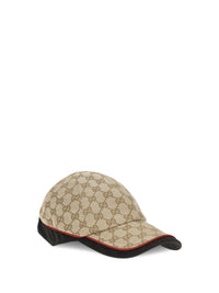 Gucci Men Gg Cotton Fabric Baseball Hat