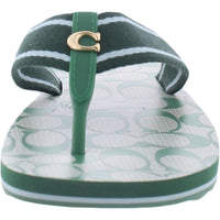 Zoe Webbed Womens Thong Slip On Flip-Flops