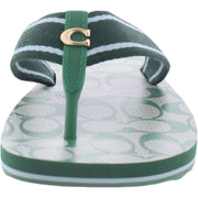 Zoe Webbed Womens Thong Slip On Flip-Flops