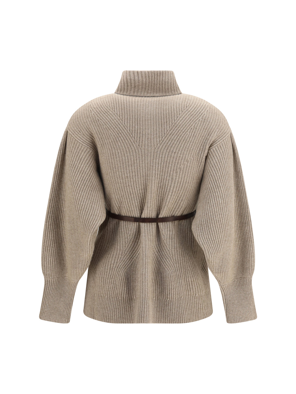 BRUNELLO CUCINELLI Brunello Cucinelli Women High Neck Cardigan With Belt
