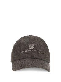 Brunello Cucinelli Men Logo Baseball Hat