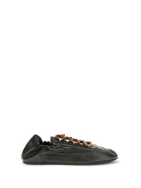 Prada Men Collapse Aged Nappa Leather Sneakers