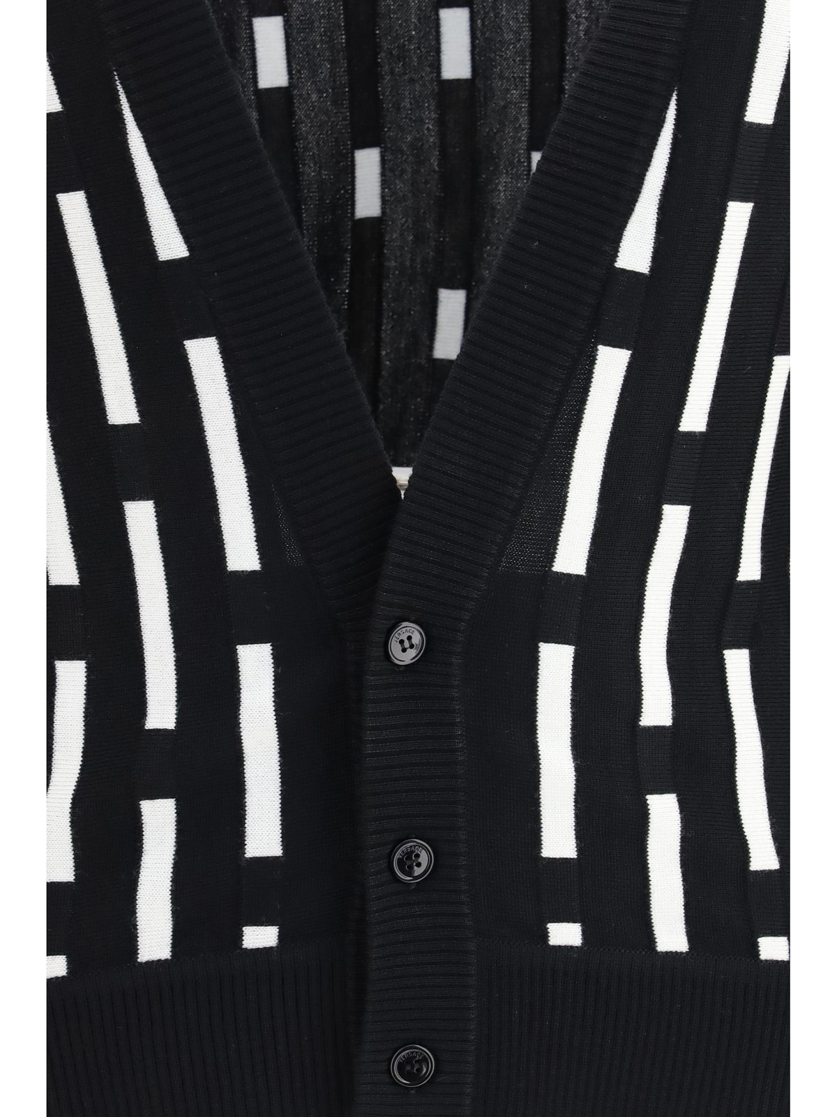 VERSACE Versace Men Gianni Dashes Cardigan