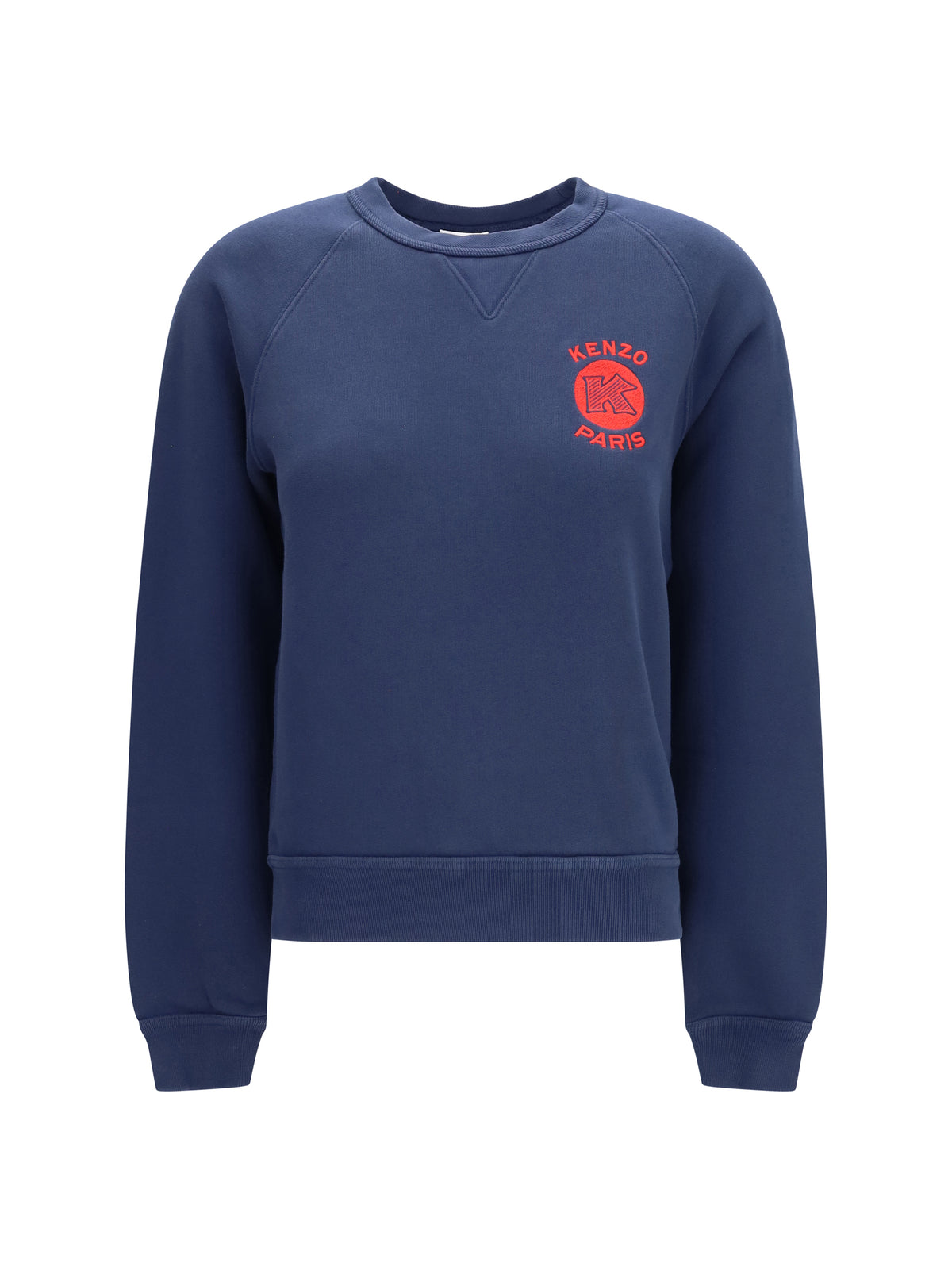 KENZO Kenzo Women Kenzo Paris Emblem Embroidered Cotton Sweatshirt