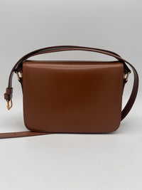 CELINE TEEN TRIOMPHE BAG IN SHINY CALFSKIN 188423 - BRONZE