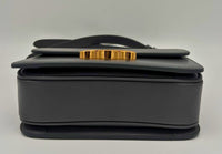 CELINE TEEN TRIOMPHE BAG IN SHINY CALFSKIN 188423 - DARK GREY (Blue Grey)