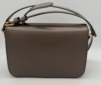 CELINE CLASSIQUE TRIOMPHE BAG IN SHINY CALFSKIN 187363 - PEBBLE (Gallet)