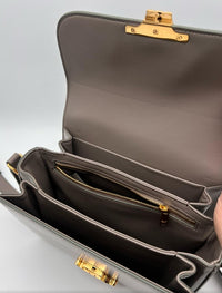 CELINE CLASSIQUE TRIOMPHE BAG IN SHINY CALFSKIN 187363 - PEBBLE (Gallet)