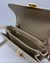 CELINE CLASSIQUE TRIOMPHE BAG IN SHINY CALFSKIN 187363 - BEIGE